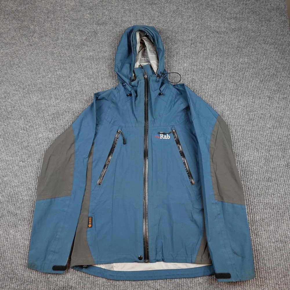 Rab Latok Alpine Jacket Womens Medium Blue EVent Hooded Waterproof Ski Shell